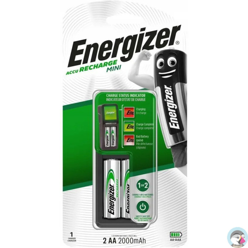 Ładowarka do akumulatorków ENERGIZER MINI + 2xAA/HR6 2000mAh