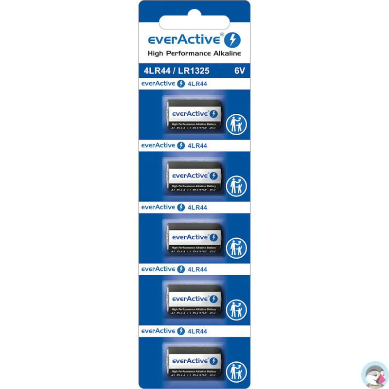 Bateria EVERACTIVE 4LR44/LR1325/544A 6V alkaliczna blister (5szt)