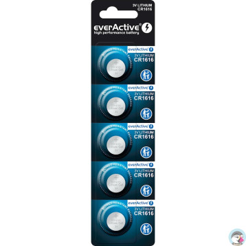 Bateria EVERACTIVE CR1616/DL1616/BR1616 3V litowa blister (5szt)