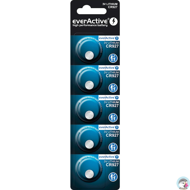 Bateria EVERACTIVE CR927 3V litowa blister (5szt)