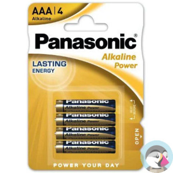 Bateria PANASONIC Lasting Energy AAA/LR03 alkaliczna (4szt)