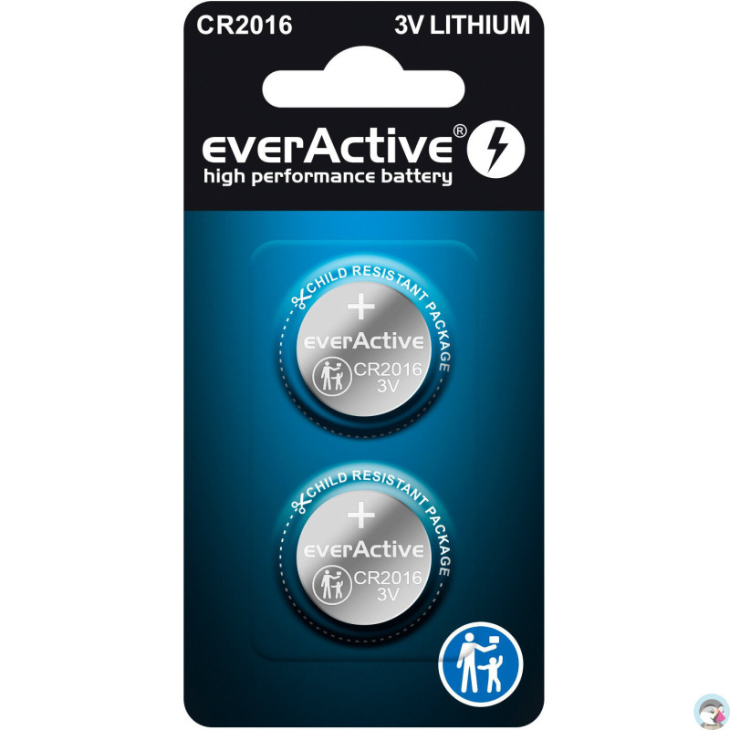 Bateria EVERACTIVE CR2016 litowa blister (2szt)