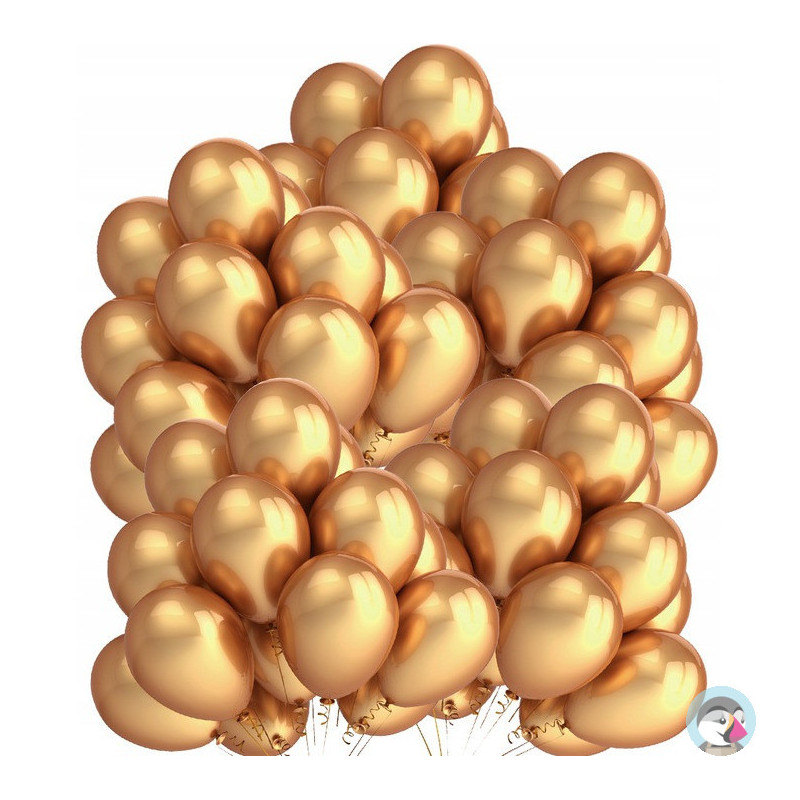 Balony metalizowane złote 12 (50szt.) FIORELLO 170-2635