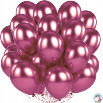 Balony 10 METALIK (100sztuk) burgund GUST