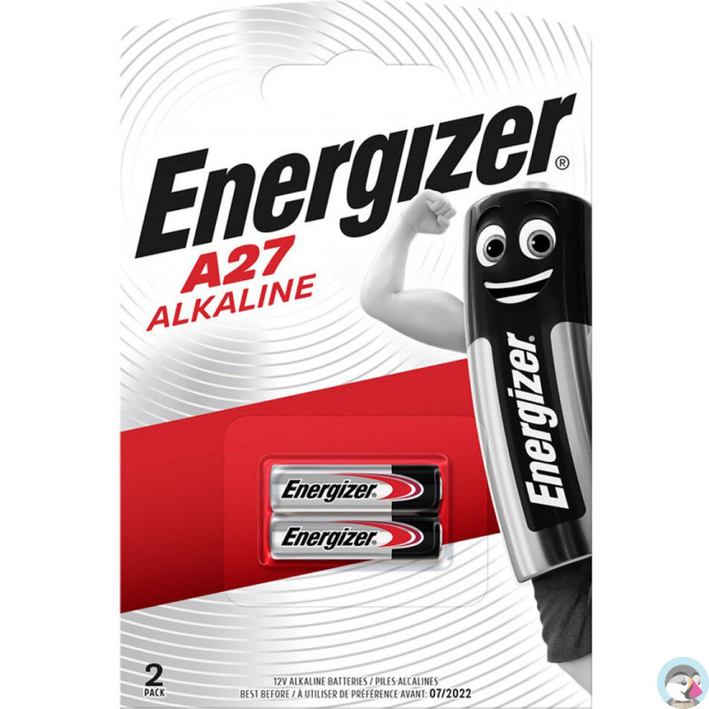 Bateria ENERGIZER A27/27A/CA22/EL-812/EL812/G27A/GP27A/L828/MN27 alkaliczna (2szt)