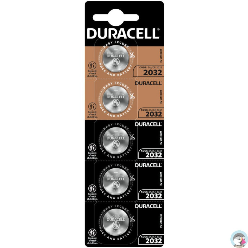 Bateria DURACELL CR2032/DL2032/ECR2032 litowa blister (5szt)