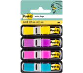 Zakładki indeksujące POST-IT 12x43mm neonowe 683-4AB 4x35szt 3M