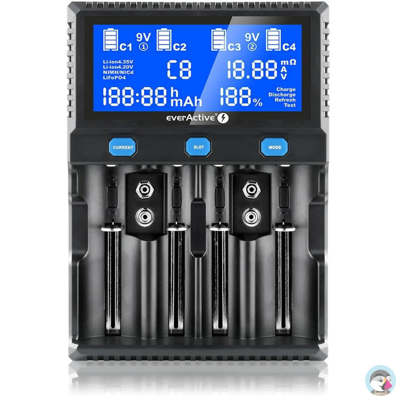 Ładowarka do akumulatorków Li-ion/Ni-MH EVERACTIVE uniwersalna UC-4200