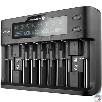 Ładowarka do akumulatorków Li-ion/Ni-MH EVERACTIVE uniwersalna UC-800