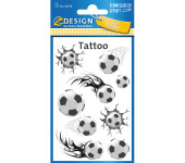 Naklejki tatuaże dla dzieci PIŁKA 56740 Z-DESIGN KIDS TATTOO AVERY ZWECKFORM