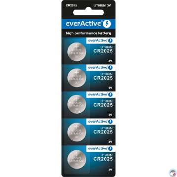 Bateria EVERACTIVE CR2025 litowa blister (5szt)