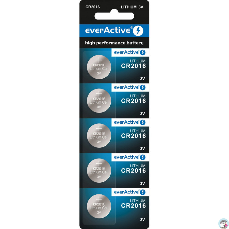 Bateria EVERACTIVE CR2016 litowa blister (5szt)