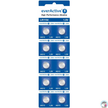 Bateria EVERACTIVE AG13/LR44/LR1154 1,5V guzikowa (10szt)