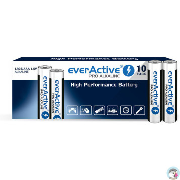 Bateria EVERACTIVE Pro Alkaline AAA/LR03 alkaliczna pudełko (10szt)