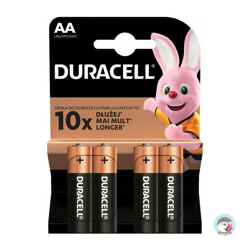 Bateria DURACELL Basic AA/LR6/MN1500 alkaliczna blister (4szt)