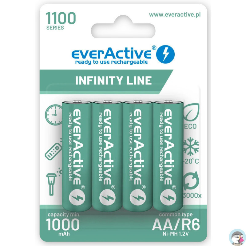 Akumulatorek EVERACTIVE Infinity Line AA/HR6 1100mAh (4szt)