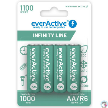 Akumulatorek EVERACTIVE Infinity Line AA/HR6 1100mAh (4szt)