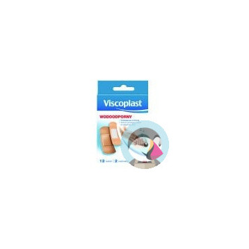 Plastry wodoodporne VISCOPLAST 12szt 3M-UU001624731