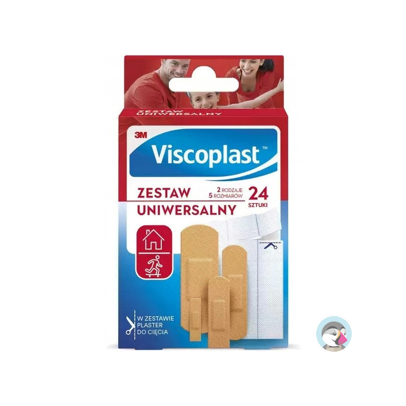 Zestaw plastrów uniwersalny VISCOPLAST mix 3M-4054596798328
