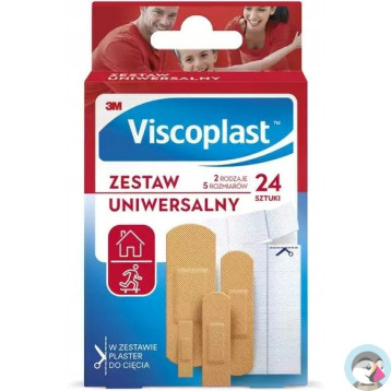Zestaw plastrów uniwersalny VISCOPLAST mix 3M-4054596798328