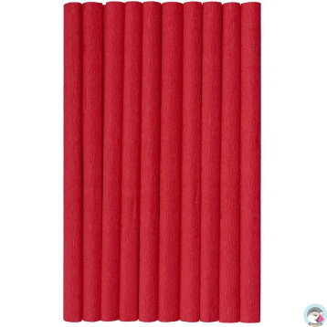 Bibuła marszczona (10 rolek) 50x200cm ciemny czerwony 400153896 HERLITZ