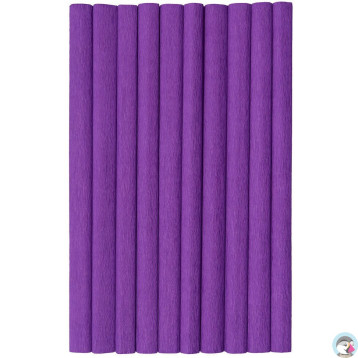 Bibuła marszczona (10 rolek) 50x200cm purpurowy 400153901 HERLITZ