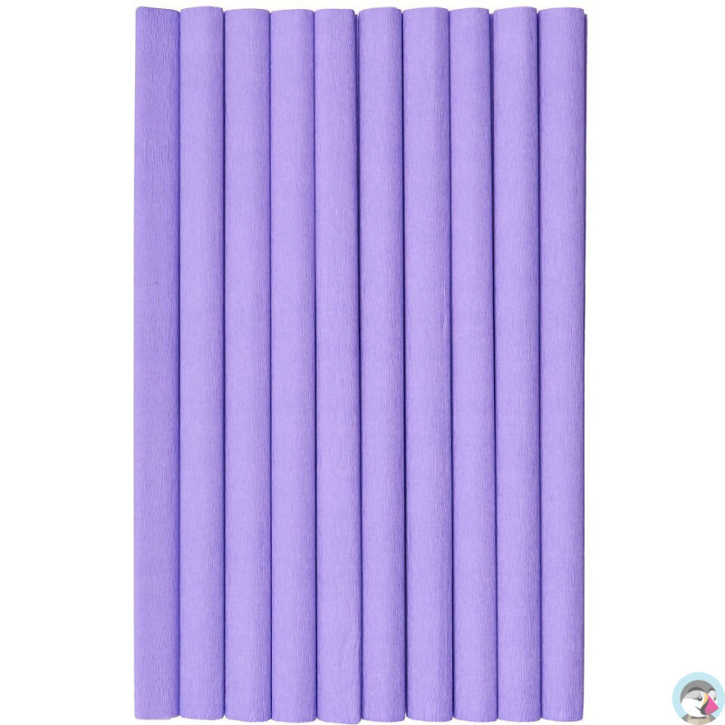 Bibuła marszczona (10 rolek) 50x200cm liliowy 400153902 HERLITZ
