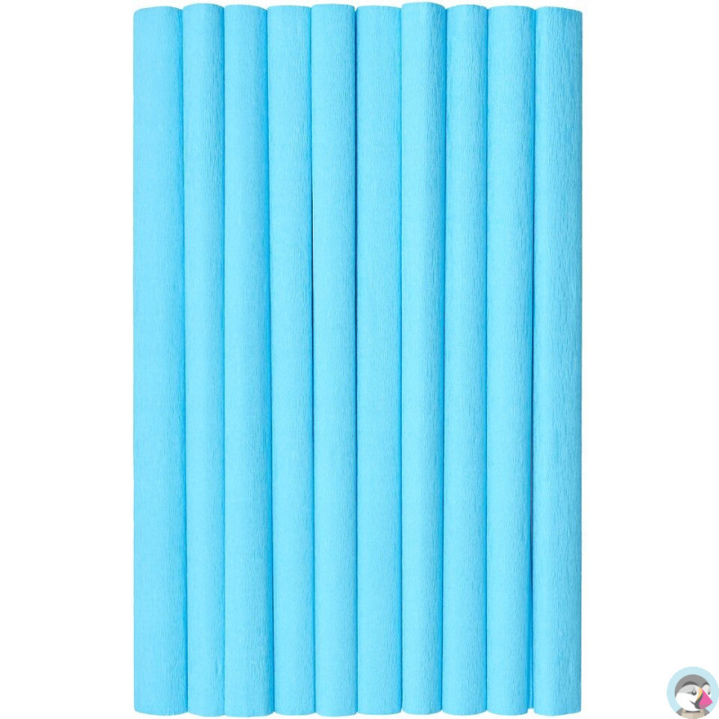 Bibuła marszczona (10 rolek) 50x200cm lazurowy 400153908 HERLITZ