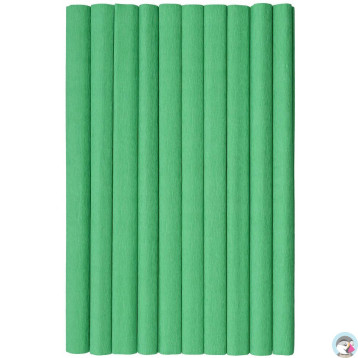 Bibuła marszczona (10 rolek) 50x200cm zielony 400153937 HERLITZ