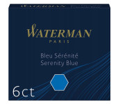 Naboje WATERMAN krótkie niebieskie S0110950