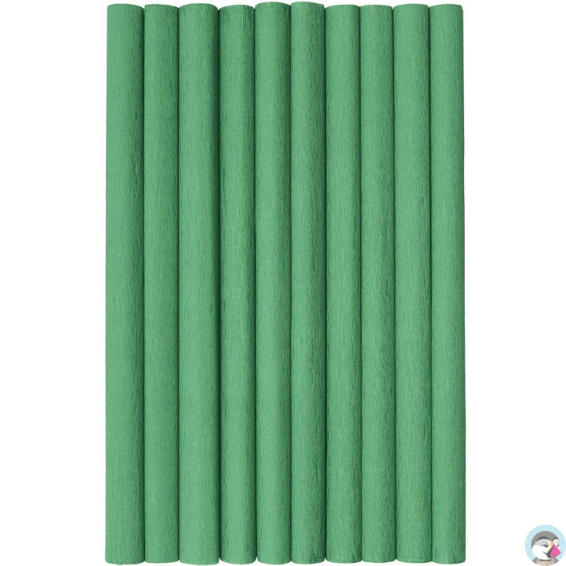 Bibuła marszczona (10 rolek) 50x200cm ciemny zielony 400153921 HERLITZ