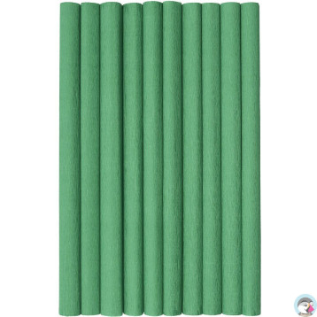 Bibuła marszczona (10 rolek) 50x200cm ciemny zielony 400153921 HERLITZ