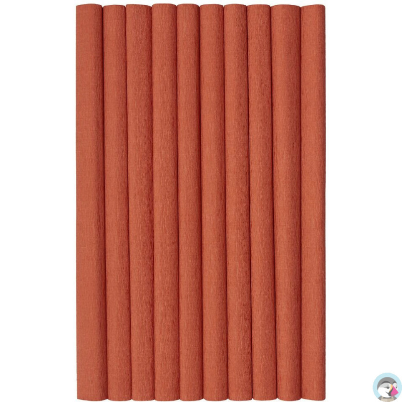 Bibuła marszczona (10 rolek) 50x200cm brązowy 400153924 HERLITZ