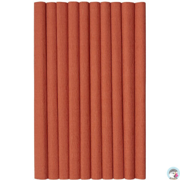 Bibuła marszczona (10 rolek) 50x200cm brązowy 400153924 HERLITZ