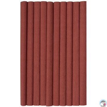 Bibuła marszczona (10 rolek) 50x200cm ciemny brązowy 400153925 HERLITZ