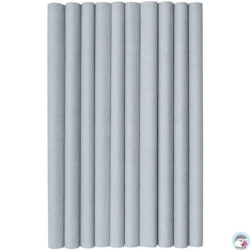 Bibuła marszczona (10 rolek) 50x200cm szary 400153926 HERLITZ