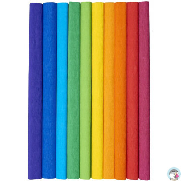 Bibuła marszczona 50x200cm mix kolorów tęczowy 400153931 HERLITZ