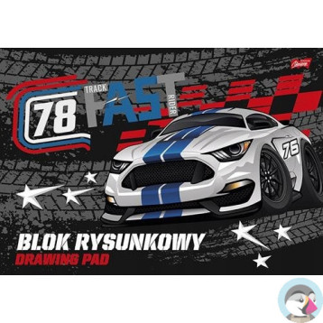 Blok rysunkowy szkolny A3 biały 20 kartek 80g UNIPAP