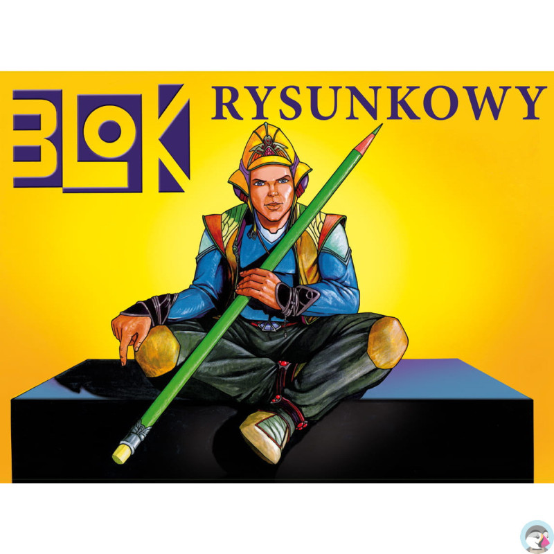 Blok rysunkowy A3 20k biały KRESKA