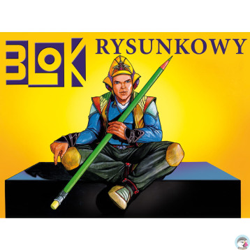 Blok rysunkowy A3 20k biały KRESKA