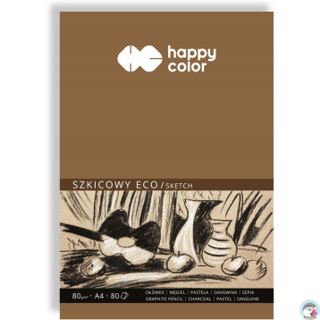 Blok rysunkowy A4 80k 80g ECO HA 3708-2030-A80 HAPPY COLOR