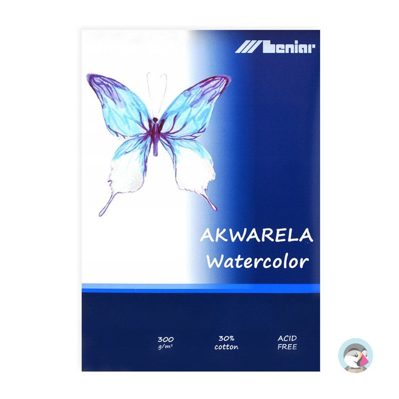 Blok akwarelowy A4 10k 300g 90861 LENIAR