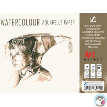 Blok akwarelowy A5 10k 250g Art Expert KRESKA
