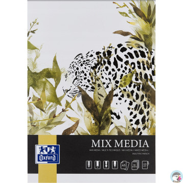 Blok malarski techniczny A5 MIX MEDIA 50 kartek 225g 400183974 OXFORD
