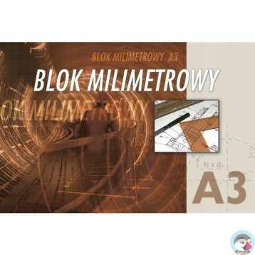 Blok milimetrowy A3 20k KRESKA