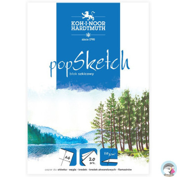 Blok szkicowy A4 20k 110g POP SKETCH 9920001 KOH-I-NOOR