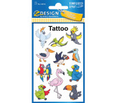 Naklejki tatuaże dla dzieci PTAKI 56762 Z-DESIGN KIDS TATTOO AVERY ZWECKFORM