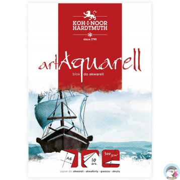 Blok akwarelowy A4 300g. 10 arkuszy ART AQUARELL BLO-AKA4AR KOH-I-NOOR