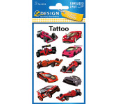 Naklejki tatuaże dla dzieci WYŚCIGÓWKI 56764 Z-DESIGN KIDS TATTOO AVERY ZWECKFORM