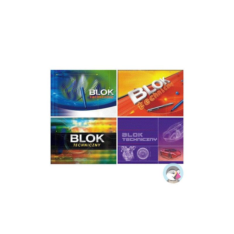 Blok techniczny A4 10k 170g KRESKA